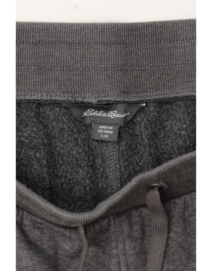 EDDIE BAUER Pantaloni de trening pentru bărbați Joggeri mari, gri, bumbac