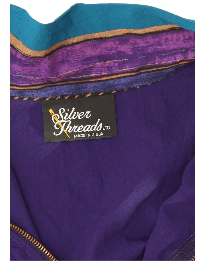 Jachetă de trening vintage pentru femei UK 16, mare, multicoloră