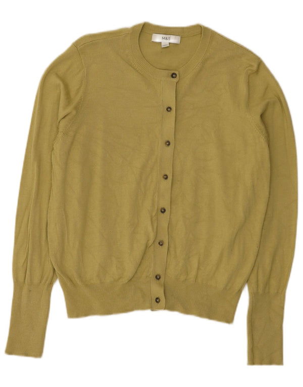 Pulover cardigan pentru femei Marks & Spencer UK 14 Medium Green Viscose