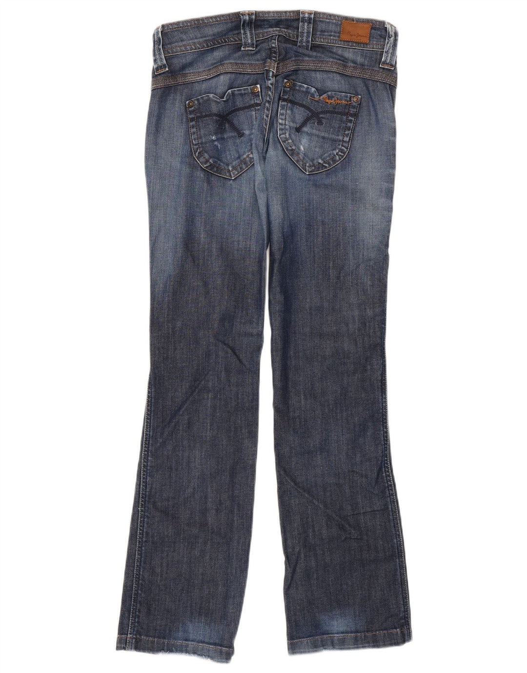 PEPE Jeans Blugi Bootcut Femei W27 L32 Bumbac Albastru