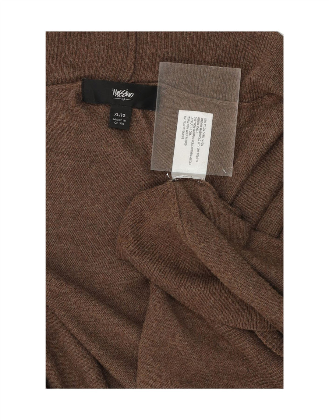 MOSSIMO Womens Open Cardigan Sweater UK 18 XL Brown Nylon Vintage Mossimo and Second-Hand Mossimo from Messina Hembry 