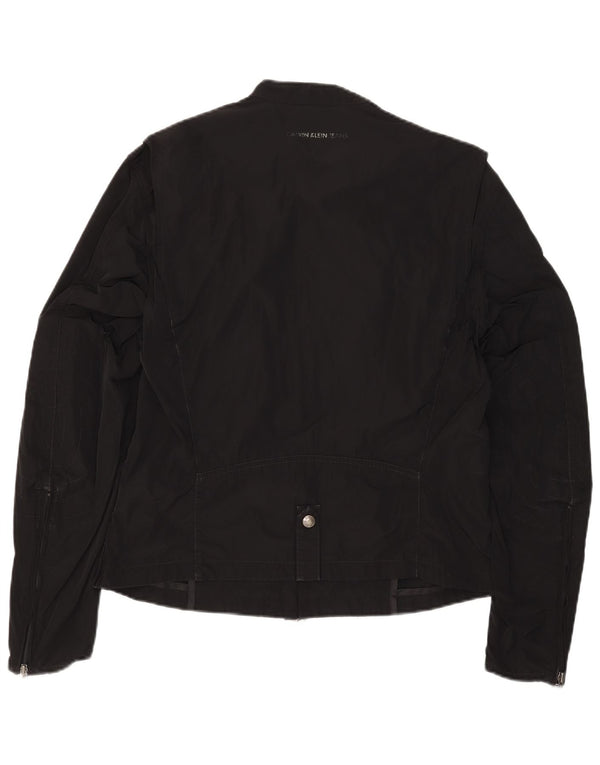 Jachetă Calvin Klein Jeans Graphic Racer pentru bărbați UK 42 XL Negru
