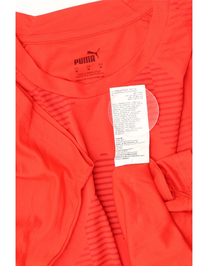 Tricou pentru bărbați Puma Top Medium Red Chevron Poliester