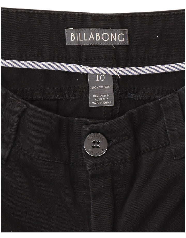 Pantaloni scurti chino pentru femei Billabong UK 10 Small W30 Bumbac negru