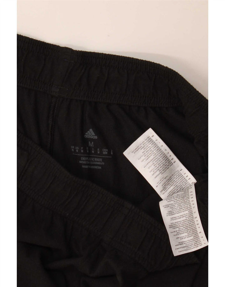 Pantaloni scurți sport grafic Adidas pentru bărbați, bumbac mediu negru