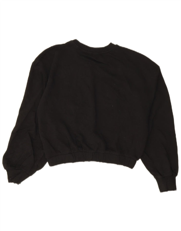 Pulover pentru damă Zara Crop Pulover UK 14 Bumbac mediu negru