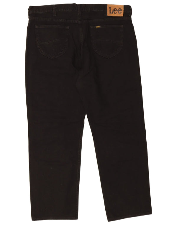 Blugi Lee Portland drepte pentru bărbați W40 L34 bumbac negru