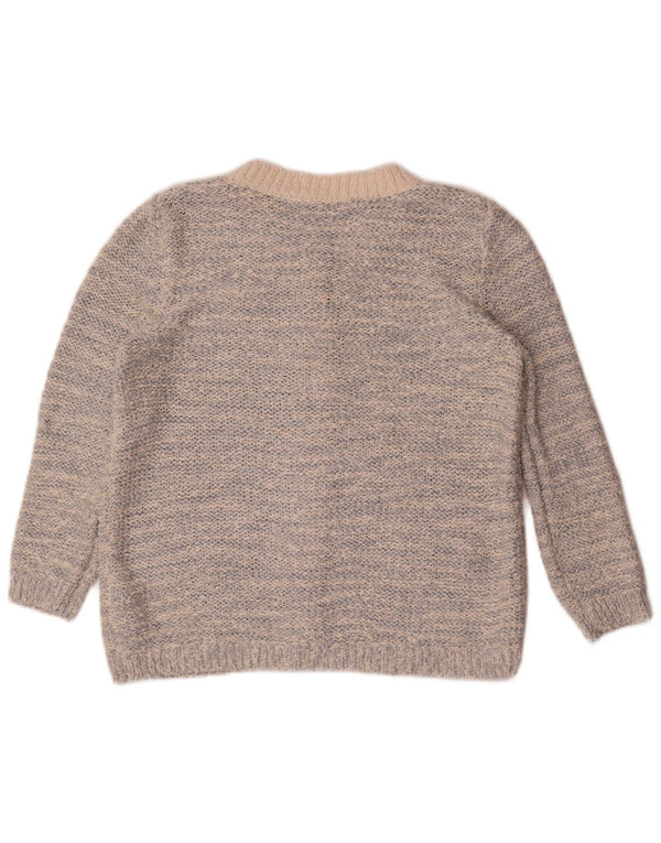 Pulover cardigan pentru femei Marks & Spencer cu mâneci 3/4 UK 14 mare, albastru, bumbac