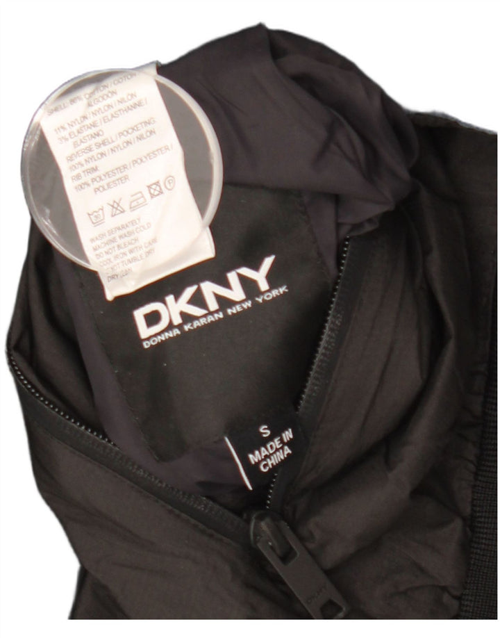 DKNY Bomber Jacket pentru bărbați UK 36 mic Bumbac bleumarin