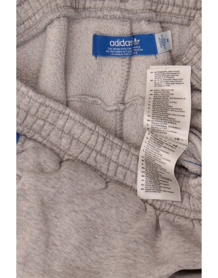 Pantaloni de trening Adidas pentru bărbați Joggeri din bumbac gri mediu