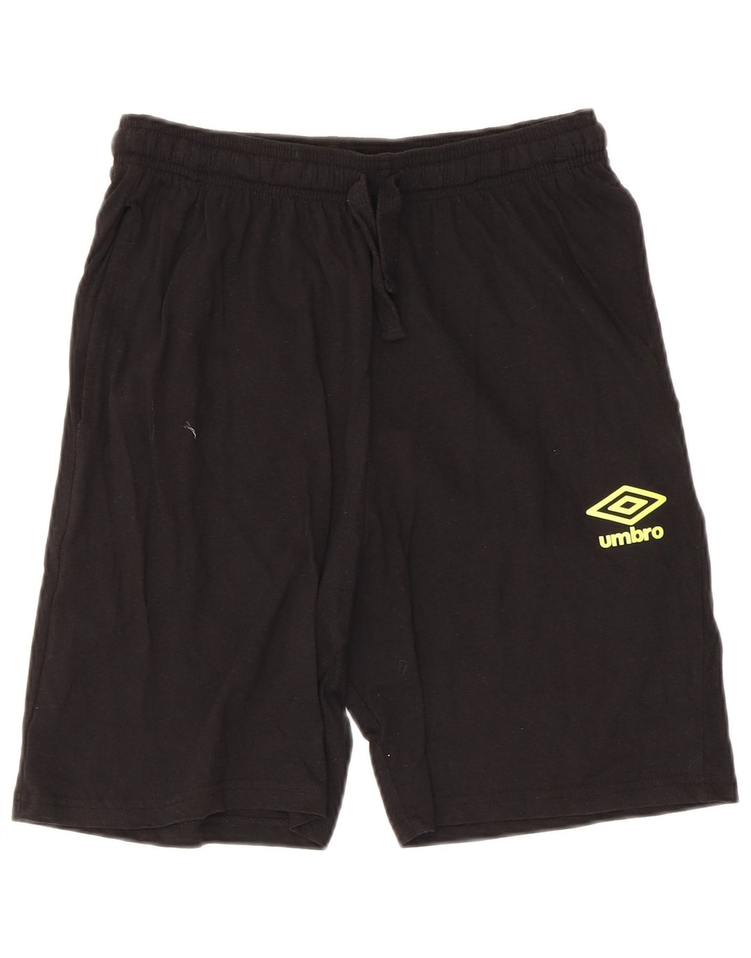 Pantaloni scurți sport Umbro Graphic Regular pentru bărbați, bumbac mediu negru