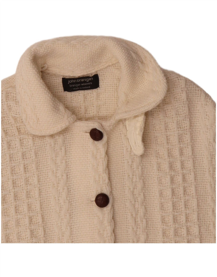JOHN BRANIGAN Jumper Poncho pentru femei Mărime unica alb