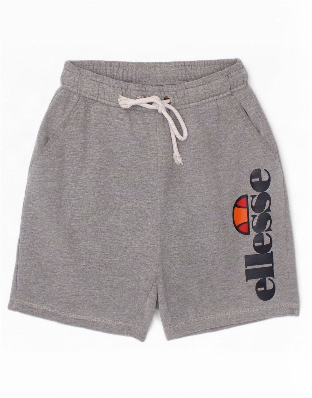 Pantaloni scurți sport grafici Ellesse pentru băieți 10-11 ani, gri cu pete