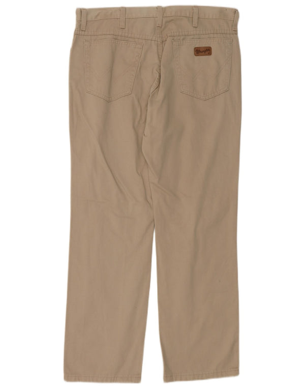 Pantaloni casual drepti pentru bărbați WRANGLER Texas W36 L30 bumbac bej