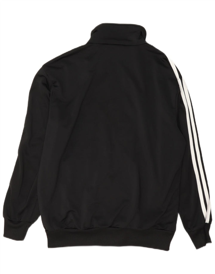 Jachetă pentru trening Adidas pentru bărbați, poliester mediu negru