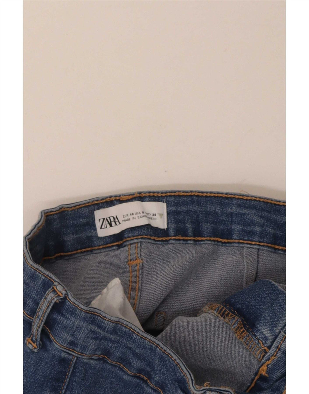 Blugi skinny dama Zara EU 40 Medium W30 L29 Albastru