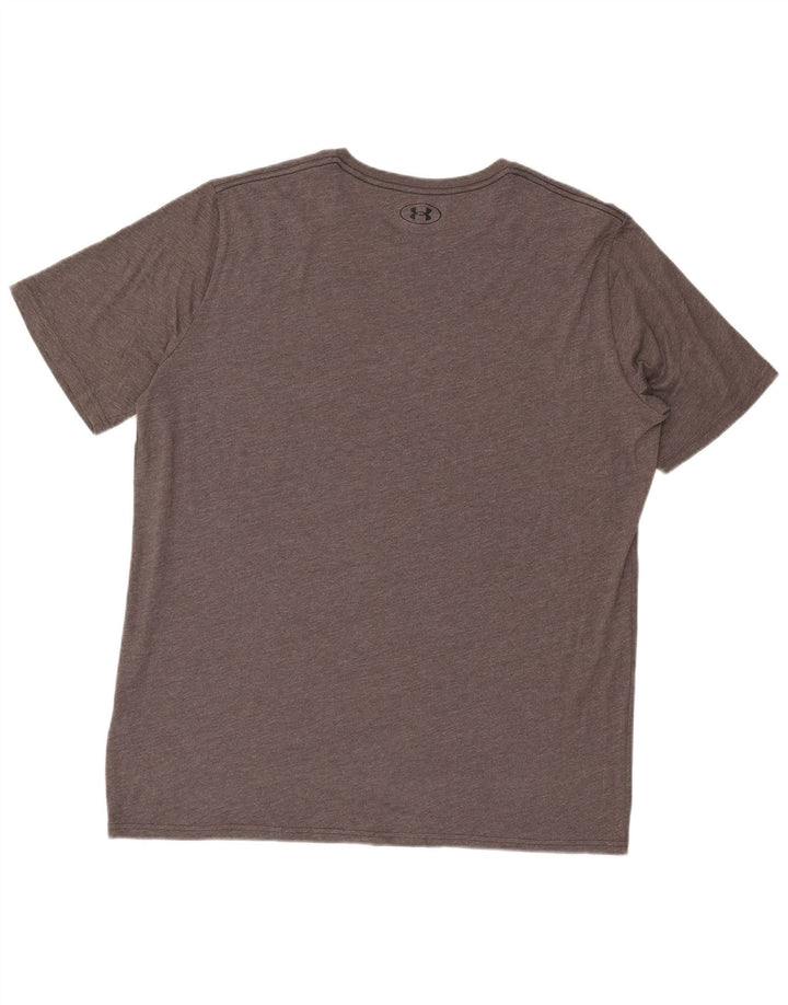 Tricou grafic pentru bărbați Under Armour Top 2XL bumbac gri