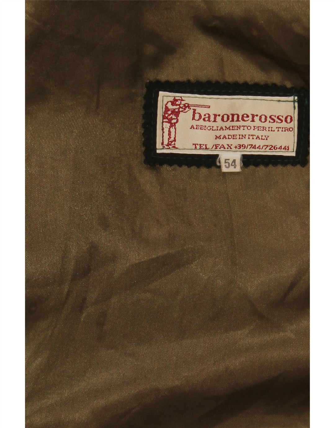 Pardesiu vintage pentru bărbați IT 54 2XL kaki