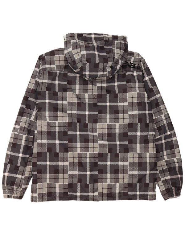 Jachetă de vânt cu glugă O'NEILL pentru bărbați UK 40 mare, gri, geometrică