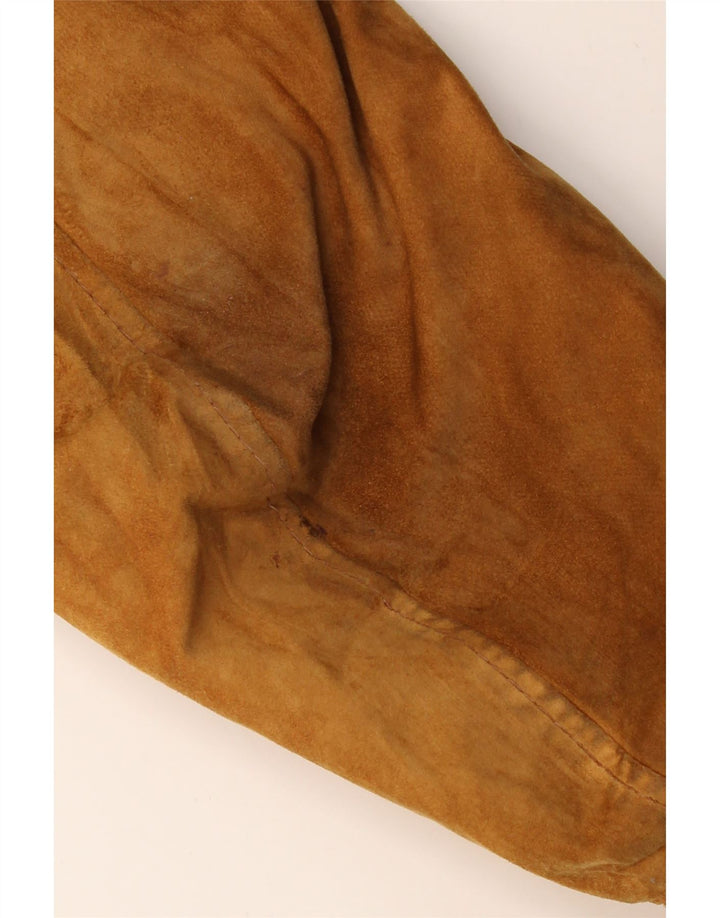 Bomber VINTAGE pentru bărbați din piele intoarsa UK 38 Bej mediu