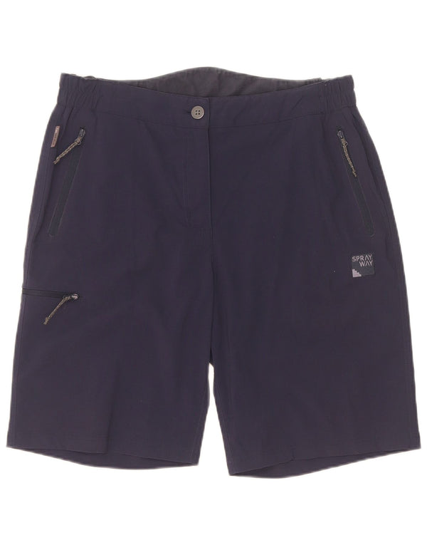 Pantaloni scurti cargo pentru femei Sprayway UK 12 Medium W32 Poliamidă bleumarin