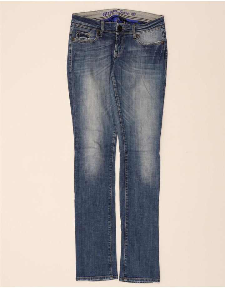 GUESS Womens Slim Jeans W28 L34 Blue Cotton Vintage Guess and Second-Hand Guess from Messina Hembry 