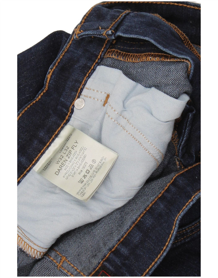 Blugi drepti LEE Daren Zip Fly pentru bărbați W32 L32 bumbac bleumarin
