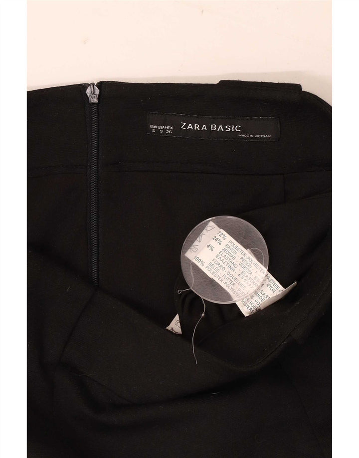 Fusta Creion Femei Zara Mica W26 Poliester Negru