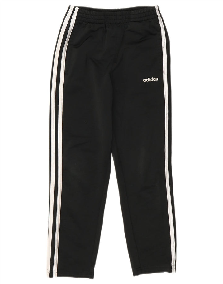 Pantaloni de trening Adidas baieti 5-6 ani poliester negru