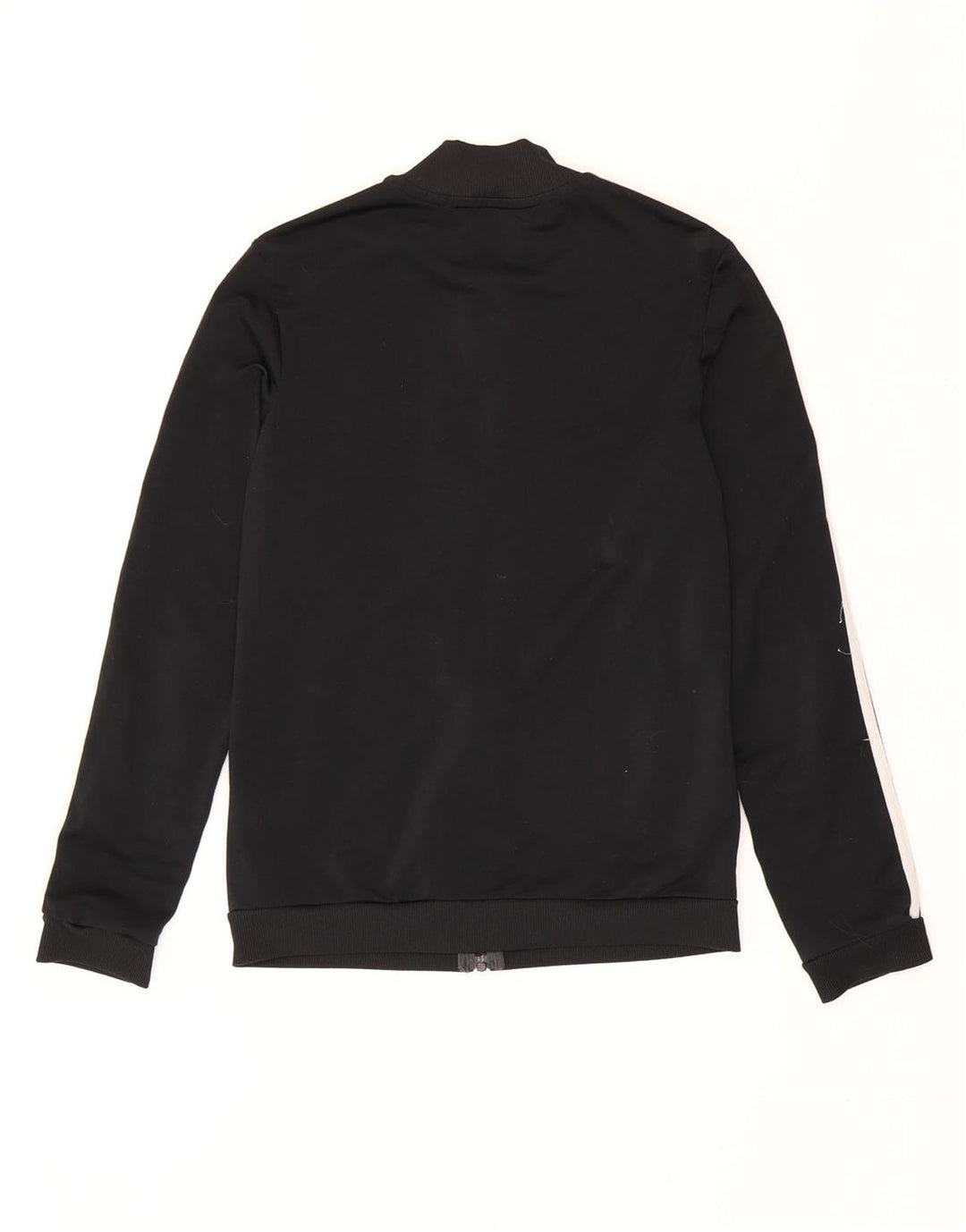 Jachetă de trening pentru femei Adidas UK 4/6 XS poliester cu dungi negre