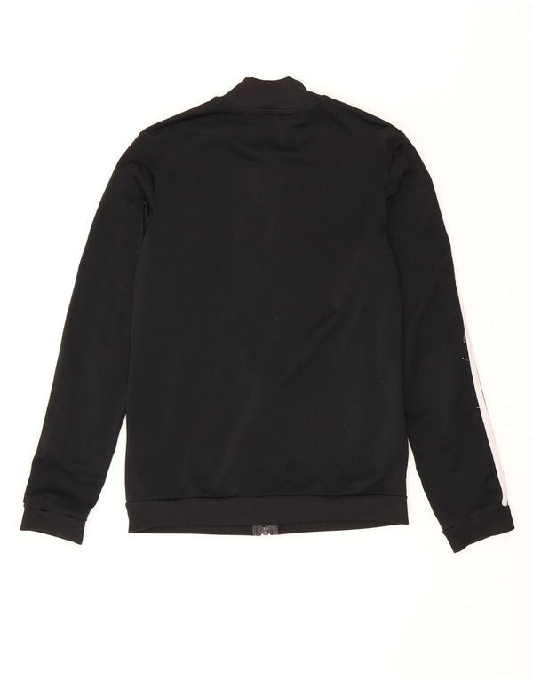 Jachetă de trening pentru femei Adidas UK 4/6 XS poliester cu dungi negre