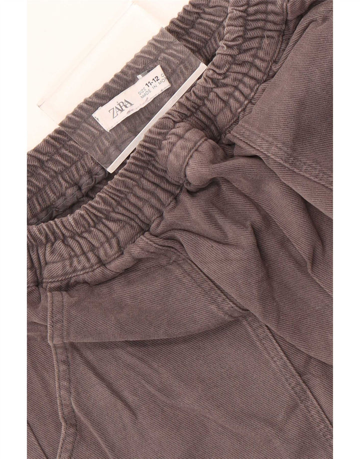 Pantaloni de trening cargo pentru băieți Zara Pantaloni de jogging 11-12 ani gri