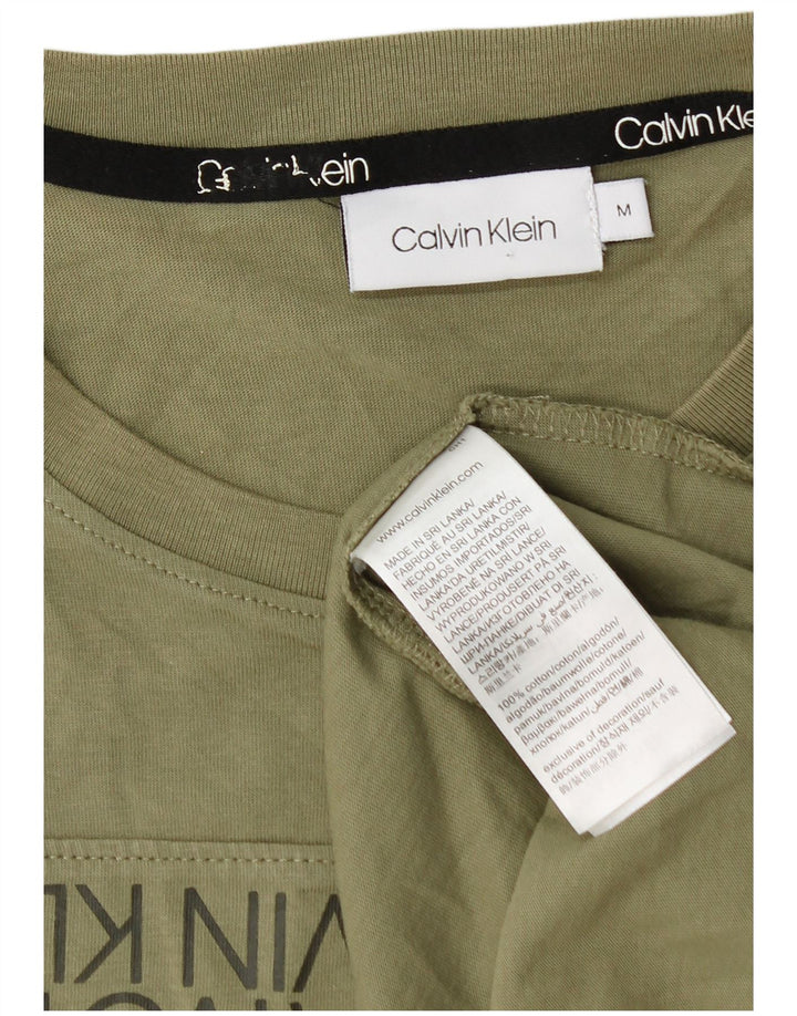 Tricou grafic Calvin Klein pentru bărbați Top Medium Khaki Bumbac