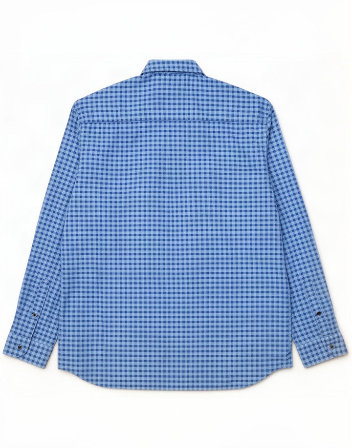 Cămașă S.Oliver pentru bărbați, cu tăiere obișnuită, 2XL, bumbac vichy albastru
