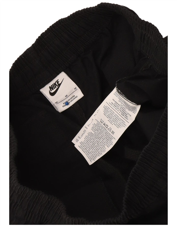 Pantaloni scurți sport cargo Nike pentru bărbați, bumbac mediu negru