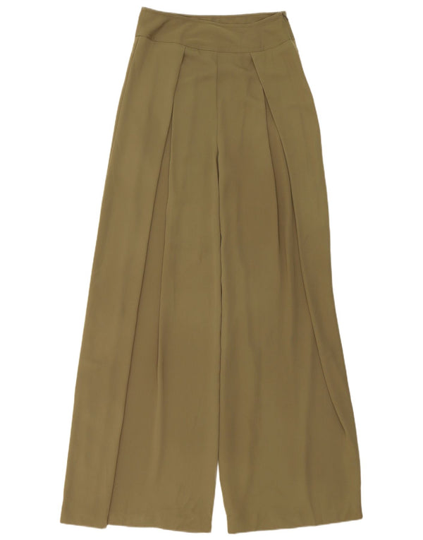 Marks & Spencer Pantaloni casual pentru femei cu talie înaltă UK 8 Small W26 L32 Khaki