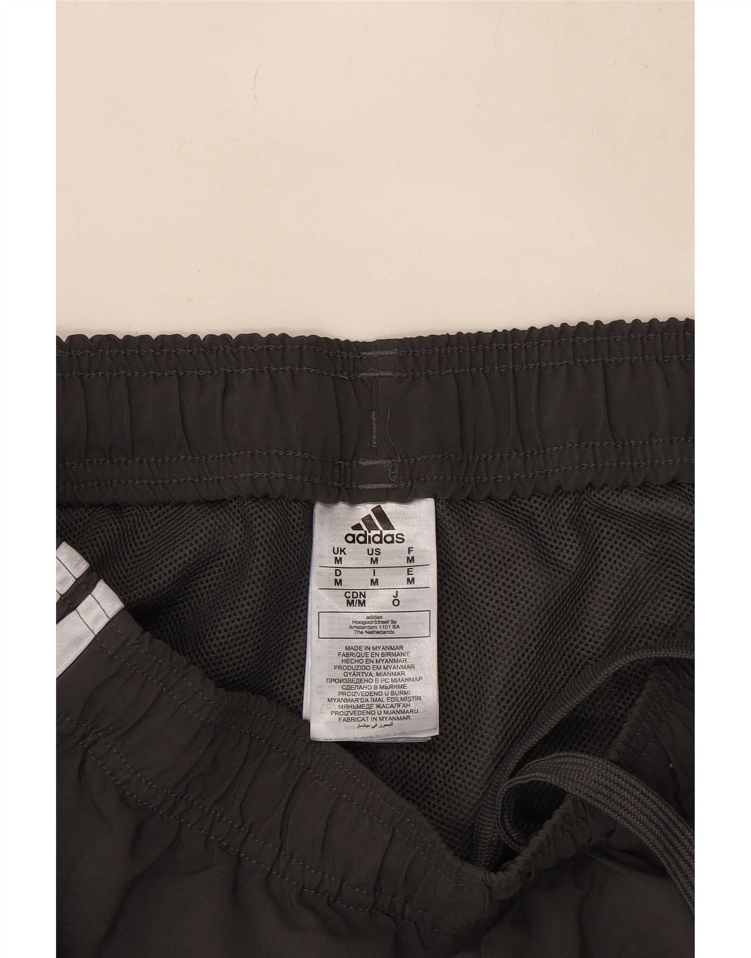 Pantaloni scurți sport pentru bărbați Adidas, gri mediu, poliester