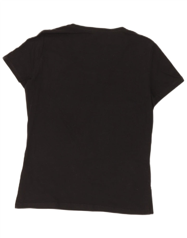 Tricou grafic GUESS pentru femei Top UK 8 Small Black Bumbac