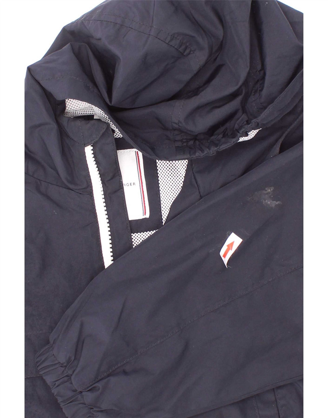 Jachetă de ploaie cu glugă cu glugă Tommy Hilfiger pentru băieți, 5-6 ani, bleumarin