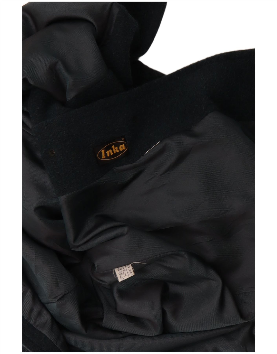 Pardesiu supradimensionat pentru femei VINTAGE UK 14 mare verde