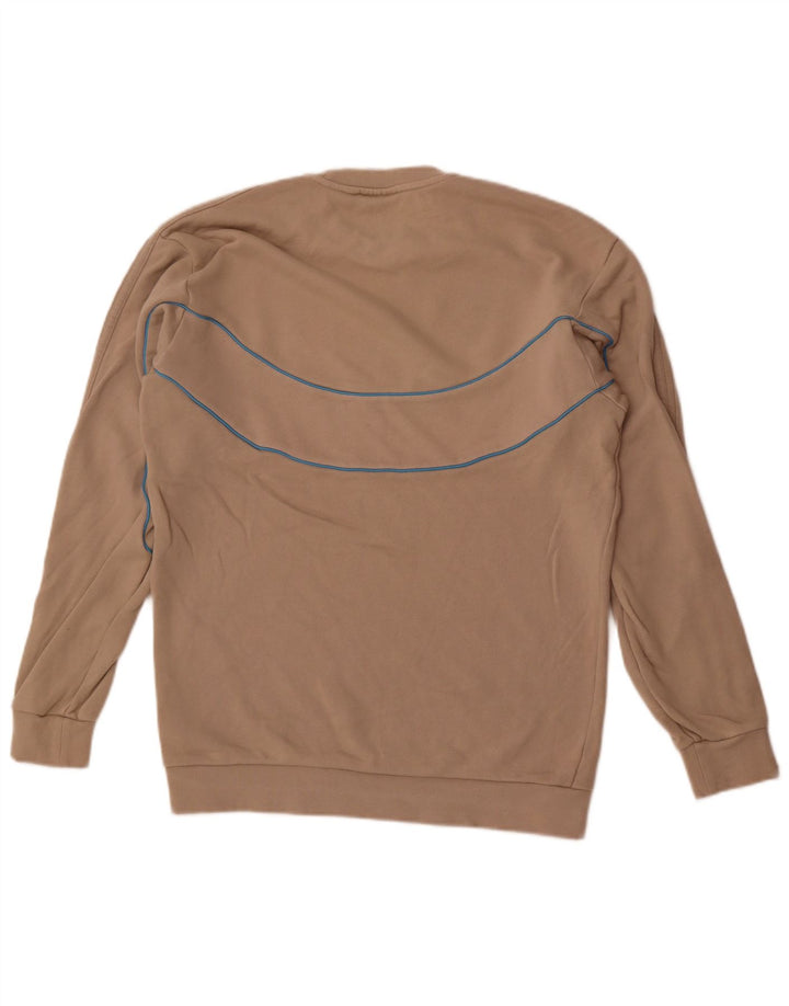 Hanorac pentru bărbați Adidas Jumper Mic Bej Colorblock Bumbac