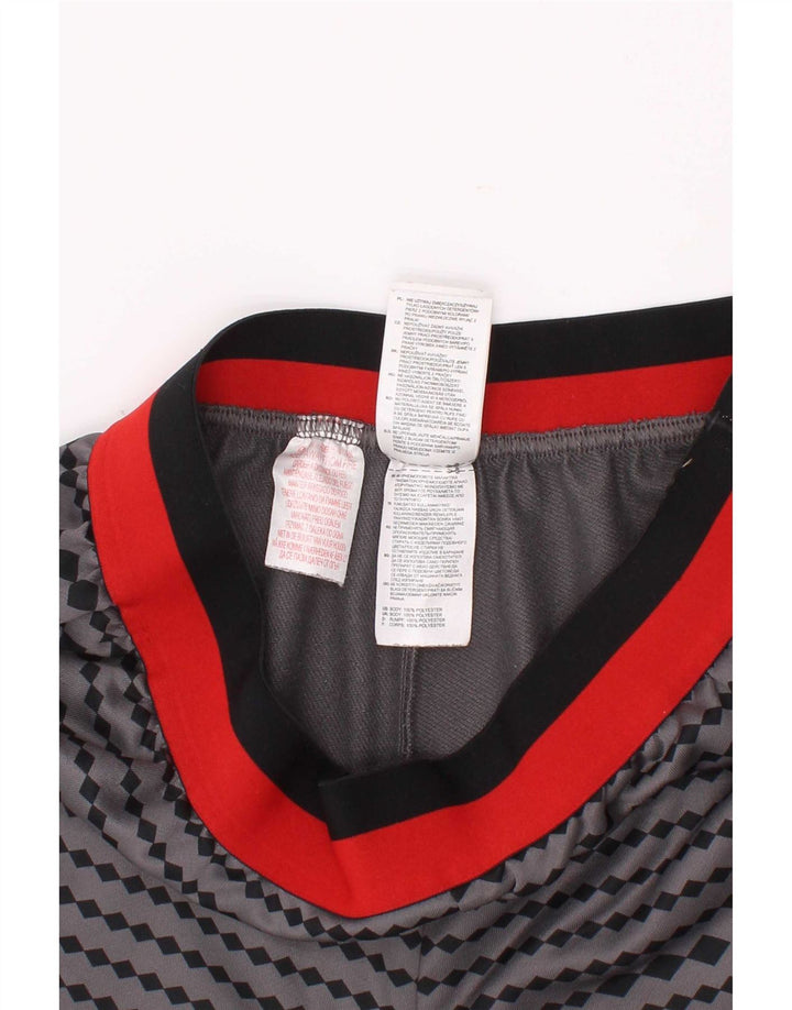 Pantaloni scurți sport adidas băieți 13-14 ani poliester geometric gri
