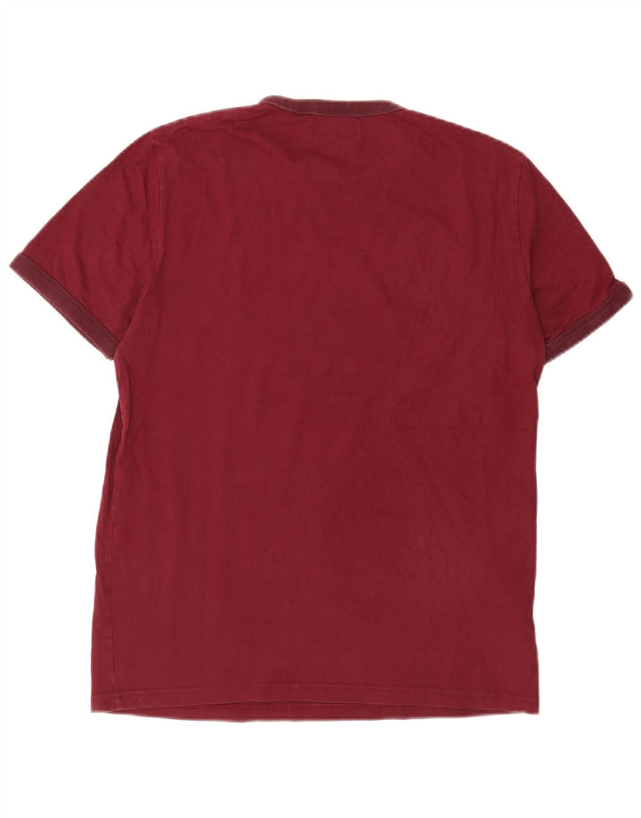 Tricou Fred Perry pentru bărbați Top Medium Burgundy Bumbac