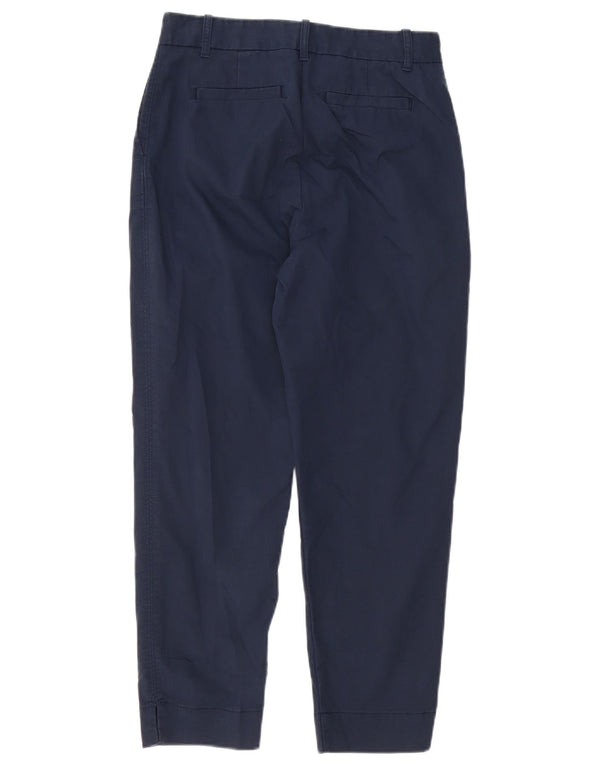 Pantaloni chino conici pentru femei Marks & Spencer UK 8 Small W28 L26 bleumarin