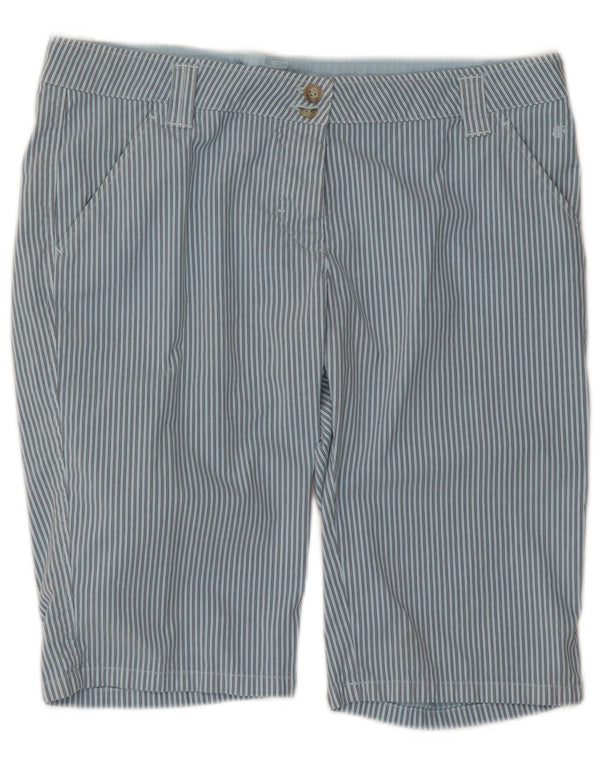 Belfe & Mens Chino Shorts UK 12 Medium W34 Bumbac cu dungi albastre