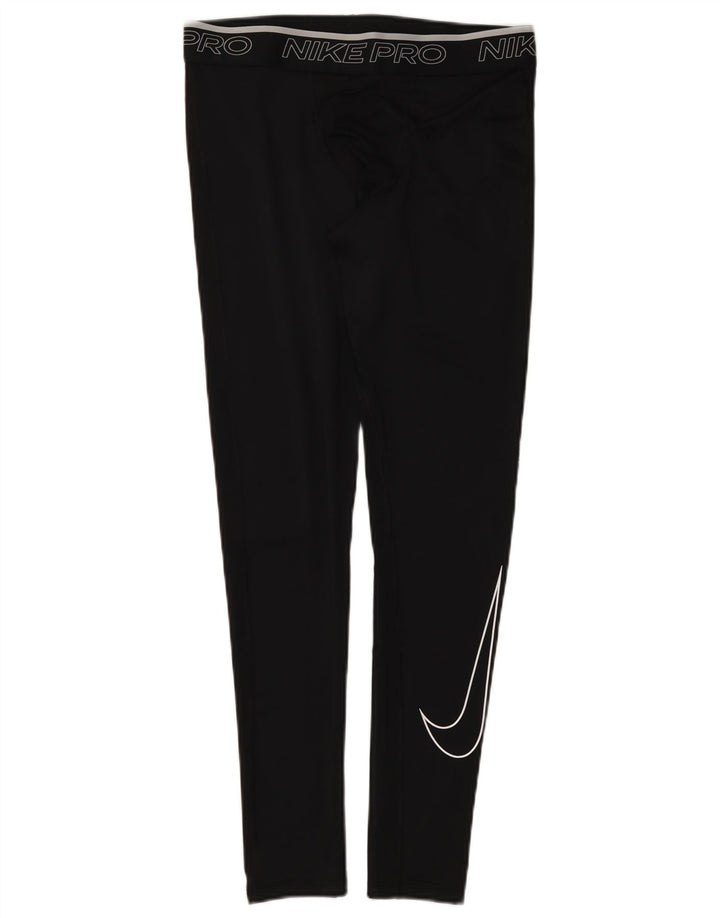 Leggings grafic Nike Dri Fit pentru bărbați, mari, negru, poliester