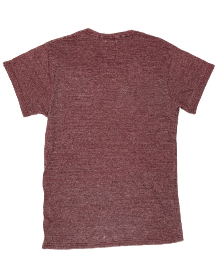 Tricou grafic pentru bărbați Vans Top Small Burgundy Flecked