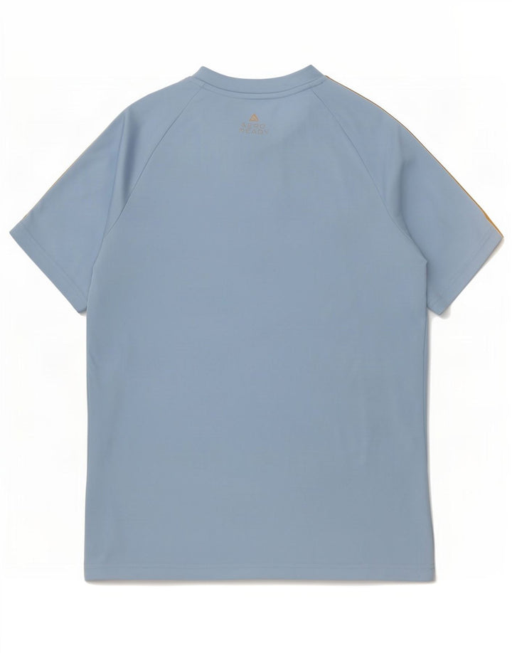 Tricou Adidas Aeroready pentru baieti Top 13-14 ani poliester albastru