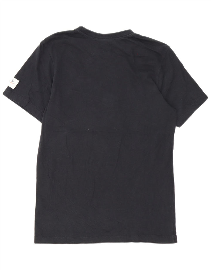 Tricou grafic Nike pentru bărbați Top mic, negru, bumbac