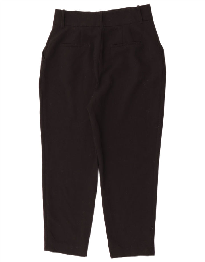 Pantaloni chino conici pentru femei Zara L30 L26 Poliester negru